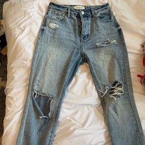 Pacsun mom jeans. super cute and pretty comfy!